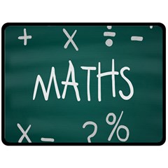 Maths School Multiplication Additional Shares Double Sided Fleece Blanket (large)  by Mariart