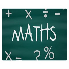 Maths School Multiplication Additional Shares Double Sided Flano Blanket (medium)  by Mariart