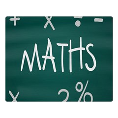 Maths School Multiplication Additional Shares Double Sided Flano Blanket (large)  by Mariart