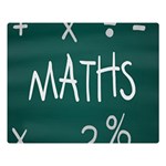 Maths School Multiplication Additional Shares Double Sided Flano Blanket (Large)  Blanket Back