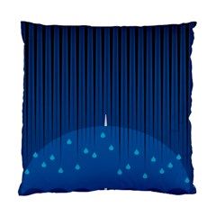 Rain Blue Sky Water Black Line Standard Cushion Case (one Side) by Mariart