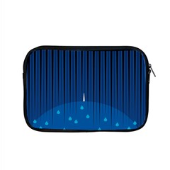 Rain Blue Sky Water Black Line Apple Macbook Pro 15  Zipper Case