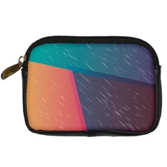 Modern Minimalist Abstract Colorful Vintage Adobe Illustrator Blue Red Orange Pink Purple Rainbow Digital Camera Cases by Mariart