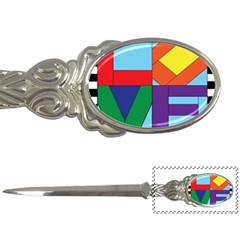 Rainbow Love Letter Openers by Mariart