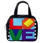 Rainbow Love Classic Handbags (2 Sides) Back