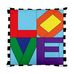 Rainbow Love Standard Cushion Case (one Side)