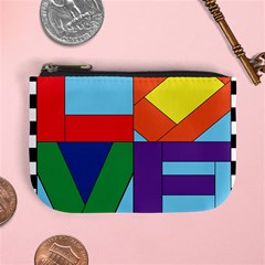 Rainbow Love Mini Coin Purses by Mariart