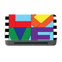 Rainbow Love Memory Card Reader With Cf by Mariart