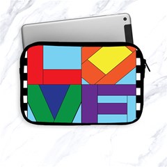 Rainbow Love Apple Ipad Mini Zipper Cases by Mariart