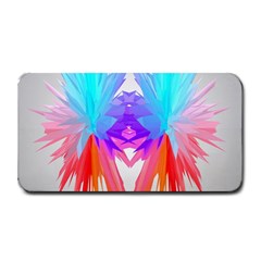 Poly Symmetry Spot Paint Rainbow Medium Bar Mats by Mariart