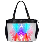 Poly Symmetry Spot Paint Rainbow Office Handbags (2 Sides)  Front