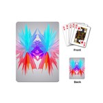 Poly Symmetry Spot Paint Rainbow Playing Cards (Mini)  Back