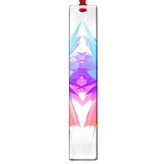 Poly Symmetry Spot Paint Rainbow Large Book Marks by Mariart