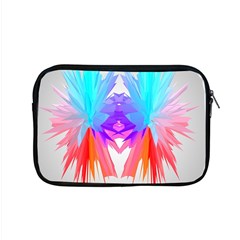 Poly Symmetry Spot Paint Rainbow Apple Macbook Pro 15  Zipper Case