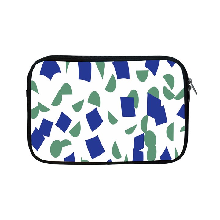 Scatter Geometric Brush Blue Gray Apple iPad Mini Zipper Cases