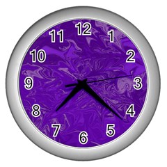 Colors Wall Clocks (silver)  by Valentinaart