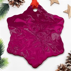 Colors Snowflake Ornament (Two Sides)