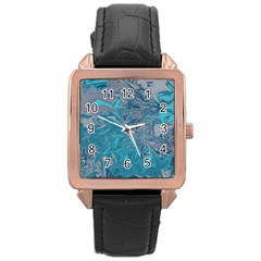 Colors Rose Gold Leather Watch 