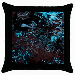 Colors Throw Pillow Case (black)