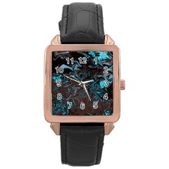 Colors Rose Gold Leather Watch 