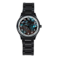 Colors Stainless Steel Round Watch