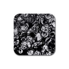 Colors Rubber Square Coaster (4 Pack) 