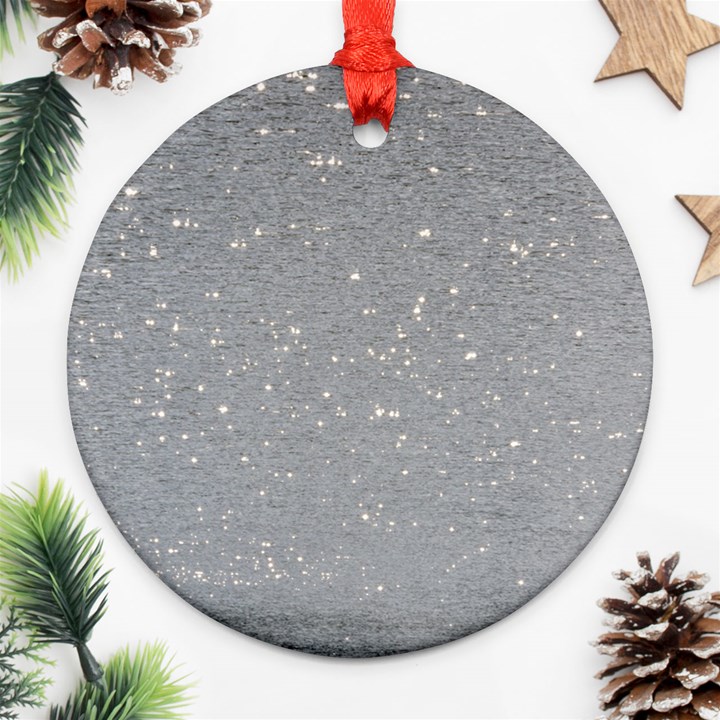 Lake Shine Round Ornament (Two Sides)