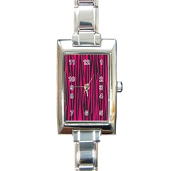 Pattern Rectangle Italian Charm Watch by Valentinaart