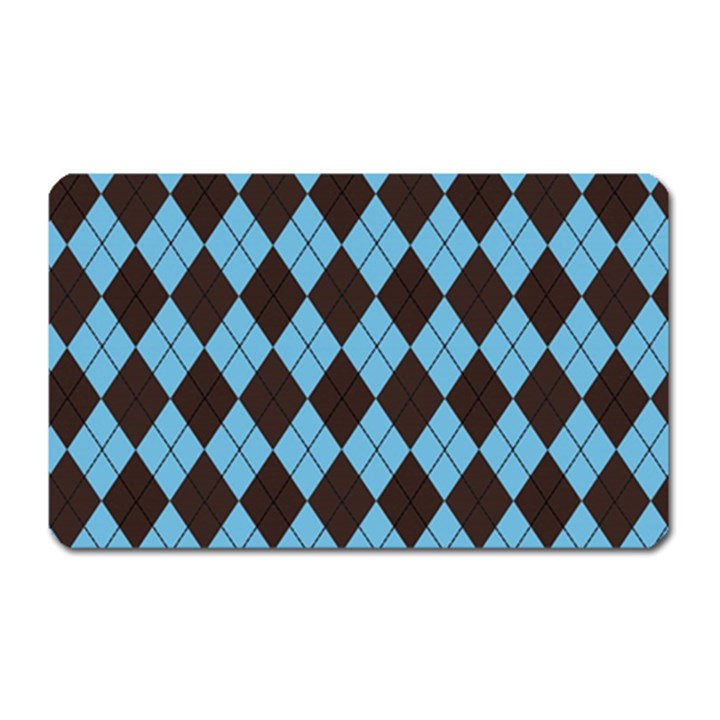 Plaid pattern Magnet (Rectangular)