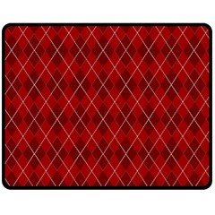 Plaid Pattern Double Sided Fleece Blanket (medium)  by Valentinaart