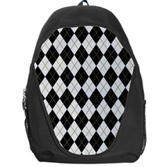 Plaid Pattern Backpack Bag by Valentinaart