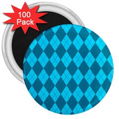 Plaid Pattern 3  Magnets (100 Pack) by Valentinaart