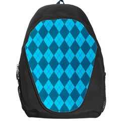 Plaid Pattern Backpack Bag by Valentinaart