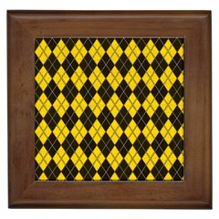 Plaid pattern Framed Tiles