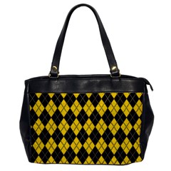 Plaid pattern Office Handbags