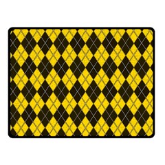 Plaid Pattern Double Sided Fleece Blanket (small) 