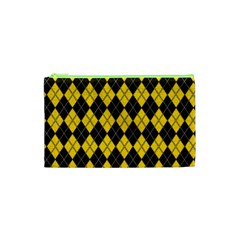 Plaid pattern Cosmetic Bag (XS)