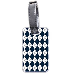 Plaid Pattern Luggage Tags (two Sides) by Valentinaart