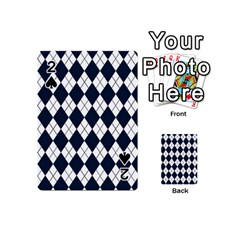 Plaid Pattern Playing Cards 54 (mini)  by Valentinaart