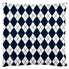 Plaid Pattern Large Cushion Case (two Sides) by Valentinaart