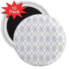 Plaid pattern 3  Magnets (10 pack) 