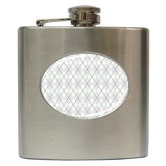 Plaid pattern Hip Flask (6 oz)