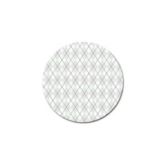 Plaid pattern Golf Ball Marker