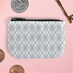 Plaid Pattern Mini Coin Purses by Valentinaart