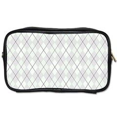 Plaid Pattern Toiletries Bags 2-side by Valentinaart