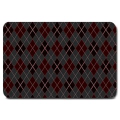 Plaid Pattern Large Doormat 