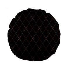 Plaid Pattern Standard 15  Premium Round Cushions by Valentinaart