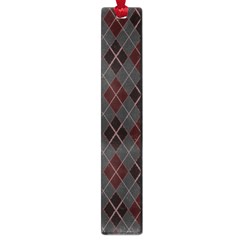 Plaid Pattern Large Book Marks by Valentinaart