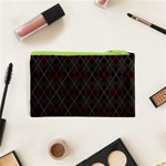 Plaid pattern Cosmetic Bag (XS) Back