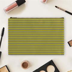 Lines Pattern Cosmetic Bag (large)  by Valentinaart